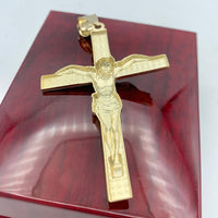 3.5” 10K Gold Crucifix Pendant