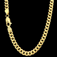 4.5mm 14k Gold Miami Cuban Link Chain