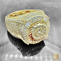 14K Yellow Gold Cake Ring