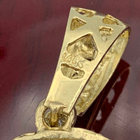 2.6” 14K Yellow and Rose Gold Jesus Face Pendant