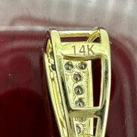 1.6” 14K Gold Gun Pendant