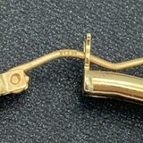 2.8” 10k Yellow Gold Hoop Earrings