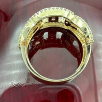 14K Gold Fancy Mariner Link Ring