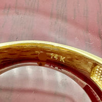14K Yellow Gold Nugget Ring