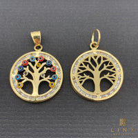 14K Yellow Gold Tree of Life Charm - various designs