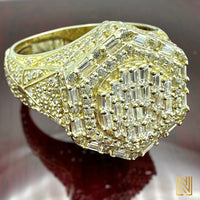 14K Gold Octagon Shaped Ring