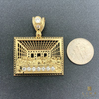 14K Yellow Gold Last Supper Pendant