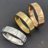 14K Gold Solid Band
