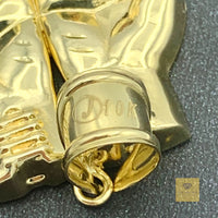 10K Two-tone Gold Boxing Gloves Pendant