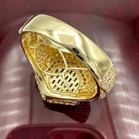 14K Gold Octagon Shaped Ring