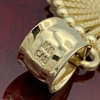 2.8” 10K Yellow Gold Crucifixion of Jesus Pendant