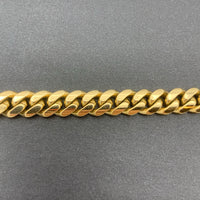 10mm 10k Yellow Gold Solid VIP Miami Cuban Bracelet