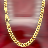 4.5mm 14k Gold Miami Cuban Link Chain