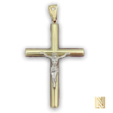 3.3” 10K Yellow Gold 3D Crucifix Pendant