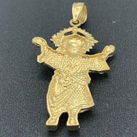 14K Yellow Gold Baby Jesus Divino Niño Pendant