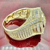 14K Yellow Gold Cake Ring