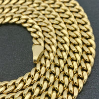 4.5mm 14k Gold Miami Cuban Link Chain