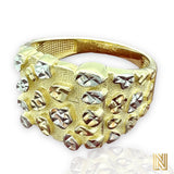 14K Yellow Gold Nugget Ring