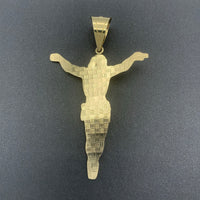 10K Yellow Gold Crucified Jesus Pendant