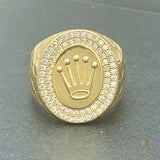 10K Gold and C/Z Royal Crown Men’s Rings