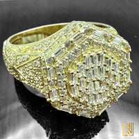 14K Gold Octagon Shaped Ring