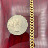 4.5mm 14k Gold Miami Cuban Link Chain