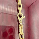 5mm 14k Yellow Gold Solid Anchor Link Chain