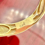 14K Yellow Gold Cake Ring
