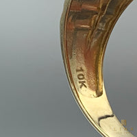 10K Gold and C/Z Royal Crown Men’s Ring