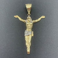 10K Yellow Gold Crucified Jesus Pendant