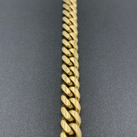 10mm 10k Yellow Gold Solid VIP Miami Cuban Bracelet