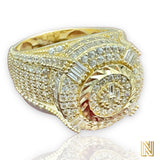 14K Yellow Gold Cake Ring