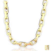 5mm 14k Yellow Gold Solid Anchor Link Chain