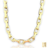 5mm 14k Yellow Gold Solid Anchor Link Chain