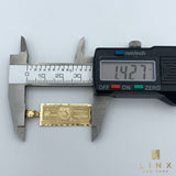 14K Gold Million Dollars Bill Pendant